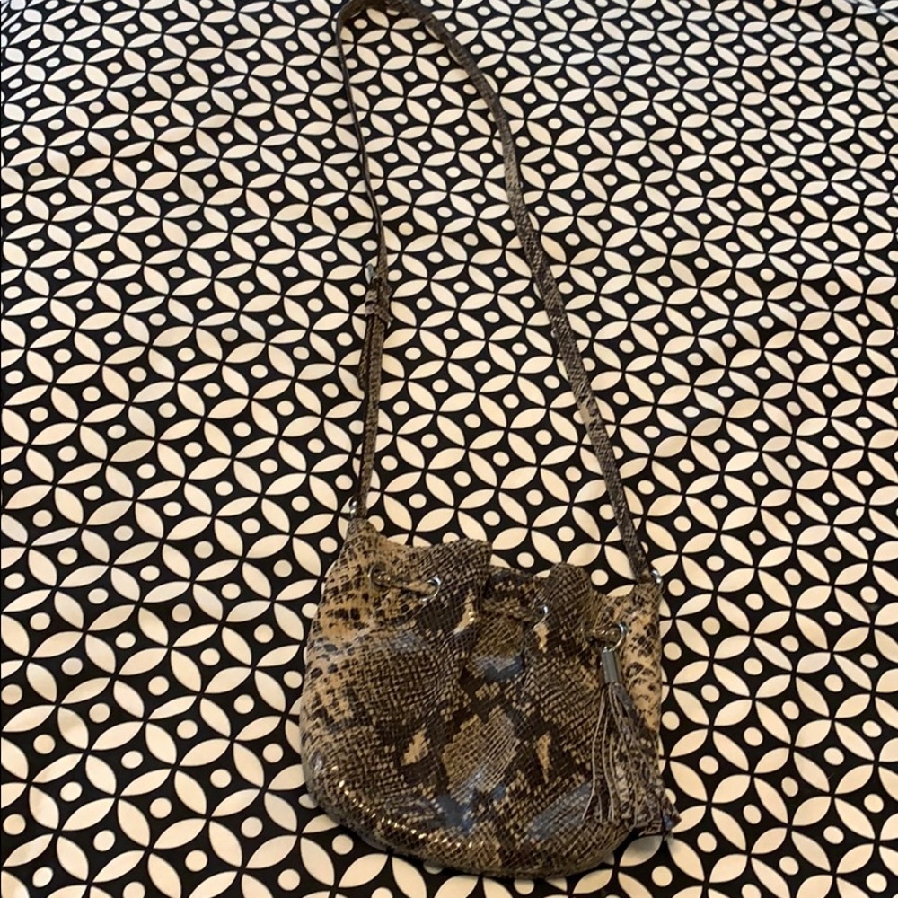Michael Kors snake skin cross body
